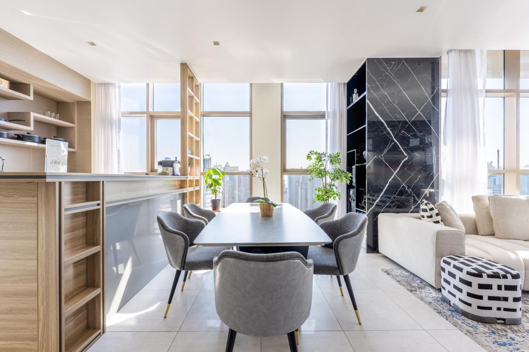Exclusive Marina Stay - Posh 3Br With Stunning Views Dubai Dış mekan fotoğraf